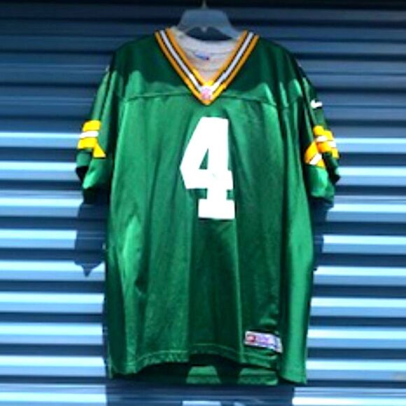 Green Bay Packers . Size: 52 (XXL) Brett Favre Authentic Nike  "On Field" Jersey - Picture 2 of 3